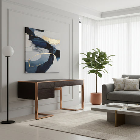 Wenge Veneer Desk | OROA Modern Fauna