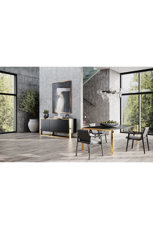 Wenge Veneer Dining Table | OROA Modern Fauna | Oroa.com