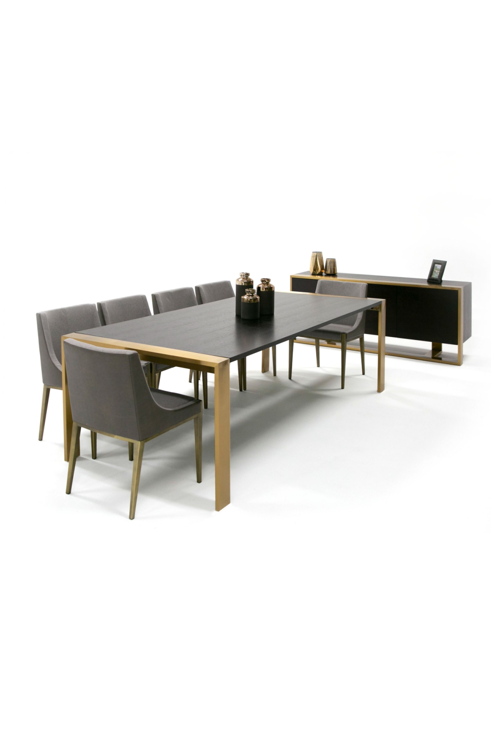 Wenge Veneer Dining Table | OROA Modern Fauna | Oroa.com