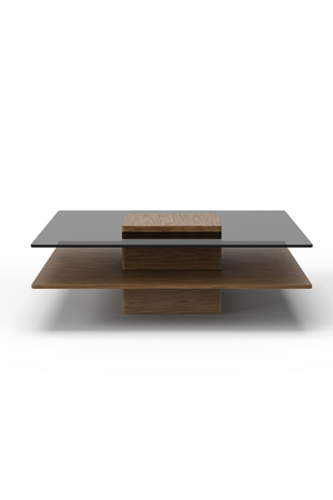Glass & Wood Coffee Table | OROA Modern Clarion | Oroa.com