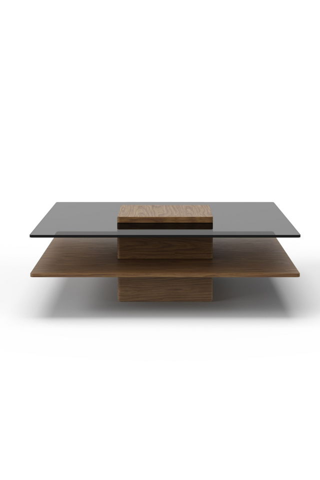 Glass & Wood Coffee Table | OROA Modern Clarion | Oroa.com