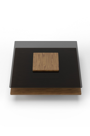 Glass & Wood Coffee Table | OROA Modern Clarion | Oroa.com
