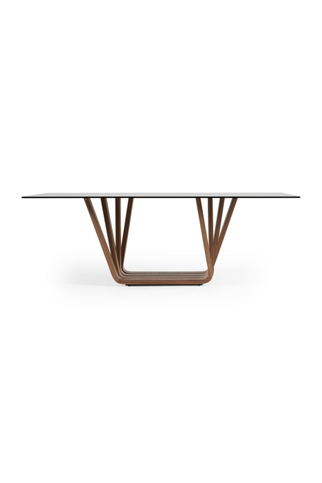 Gray Glass Dining Table | OROA Modern Solvang | Oroa.com