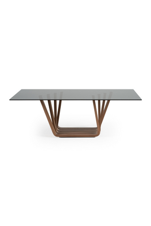 Gray Glass Dining Table | OROA Modern Solvang | Oroa.com