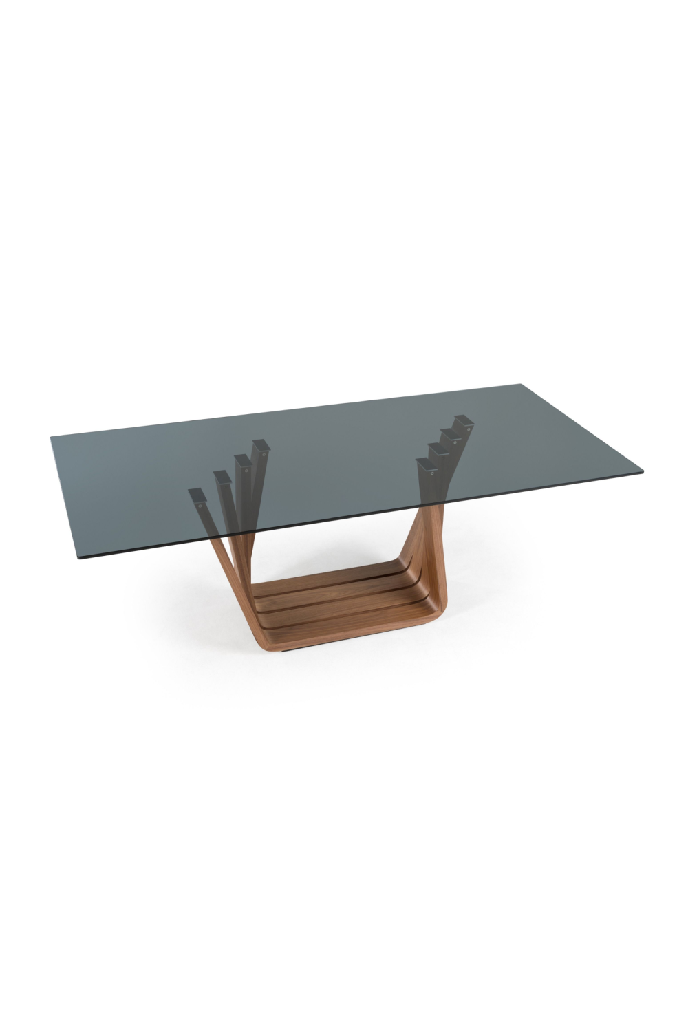 Gray Glass Dining Table | OROA Modern Solvang | Oroa.com