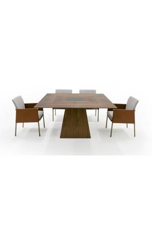 Pedestal Base Square Dining Table | OROA Modern Cora | Oroa.com