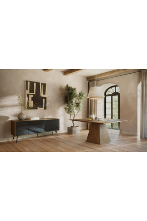 Pedestal Base Square Dining Table | OROA Modern Cora | Oroa.com