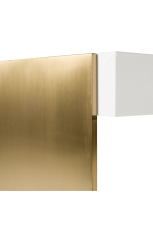 White Gloss 4-Drawer Desk | OROA Modern Trahan | Oroa.com