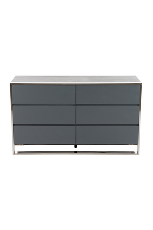 Gray Elm 6-Drawer Dresser | OROA Modern Jolene | Oroa.com