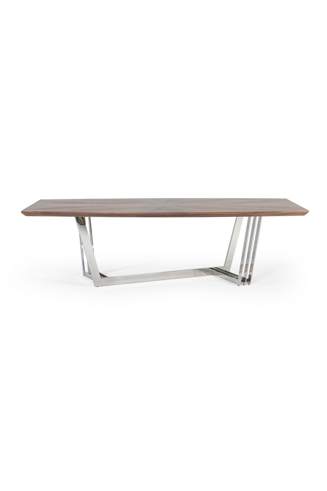Stainless Steel Base Dining Table | OROA Modern Gilroy | Oroa.com
