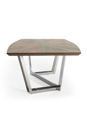 Stainless Steel Base Dining Table | OROA Modern Gilroy | Oroa.com