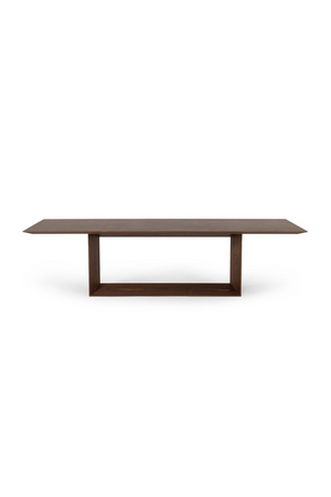 Walnut Veneer Dining Table | OROA Modern Channa | Oroa.com