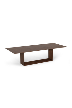 Walnut Veneer Dining Table | OROA Modern Channa | Oroa.com