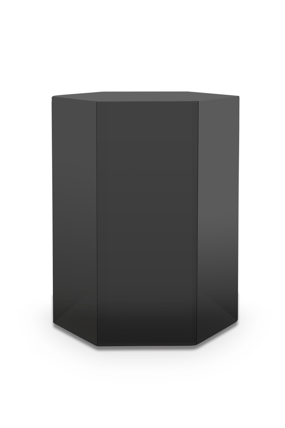 Hexagonal Gray End Table L | OROA Modern Newmont | Oroa.com