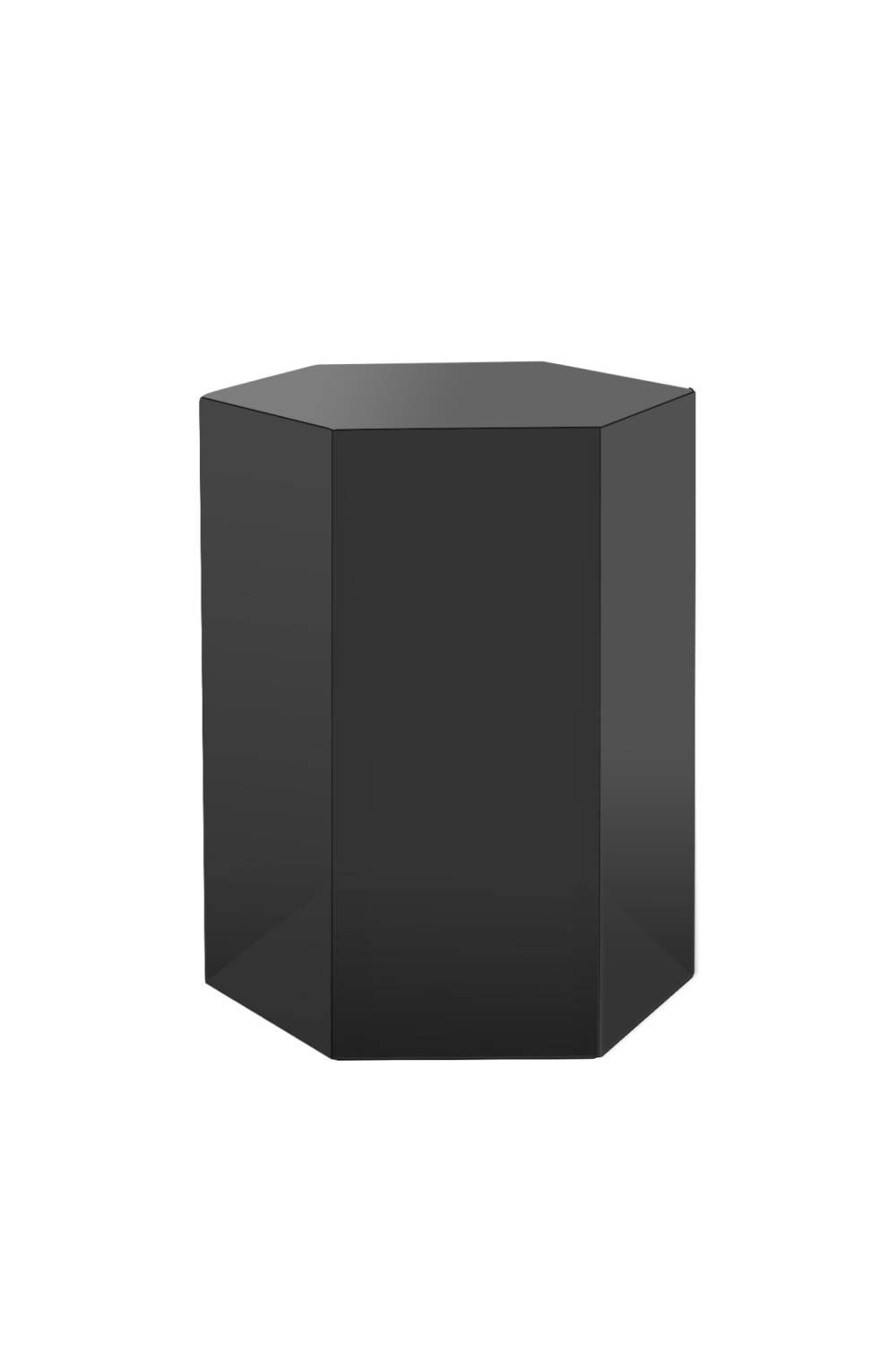 Hexagonal Gray End Table L | OROA Modern Newmont | Oroa.com
