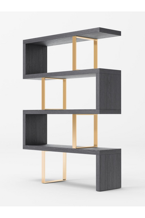 Gray Elm Bookcase | OROA Modern Maze | Oroa.com