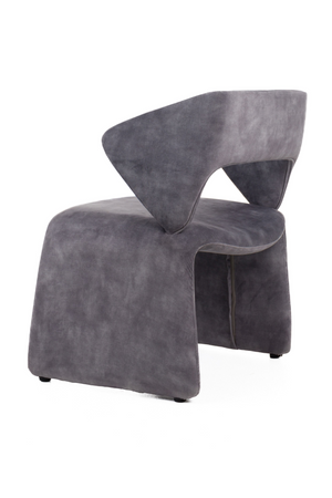 Gray Cut-Out Accent Chair | OROA Modern Linus | Oroa.com