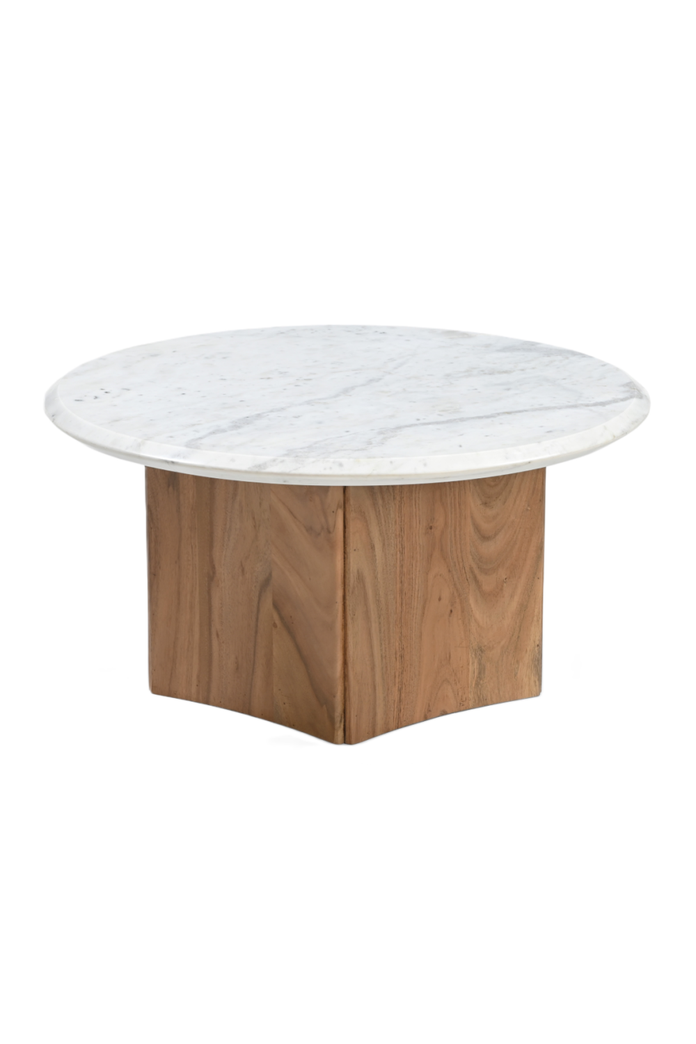   White Round Marble Coffee Table | Oroa.com