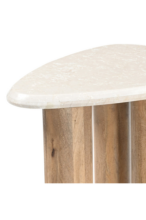   Freeform Cream Marble Nesting Tables (3) | Oroa.com