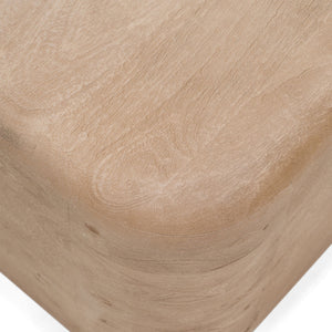   Modern European furniture - Solid Mango Wood End Table - www.oroa.com | Oroa.com