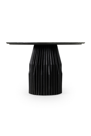 Round Black Marble Dining Table | OROA Modern Jenna | Oroa.com