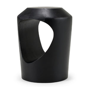 Black Wooden End Table | OROA Modern Tracy