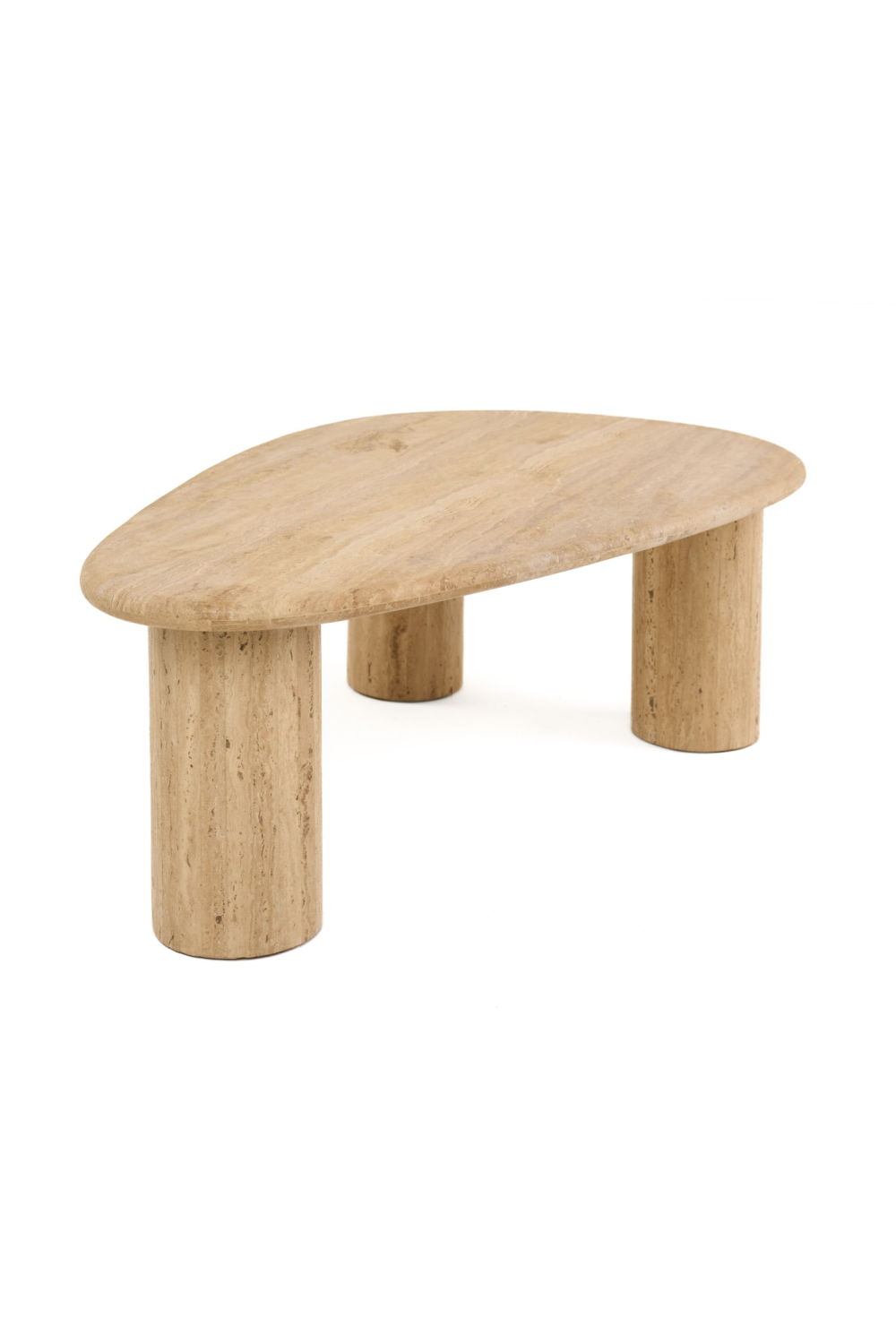 Freeform Travertine Coffee Table | OROA Modern Gracemont | Oroa.com