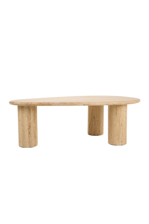 Freeform Travertine Coffee Table | OROA Modern Gracemont | Oroa.com