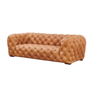   Tufted Italian Leather Sofa | Oroa.com