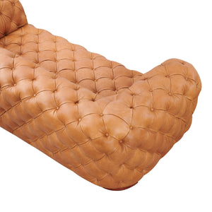   Tufted Italian Leather Sofa | Oroa.com