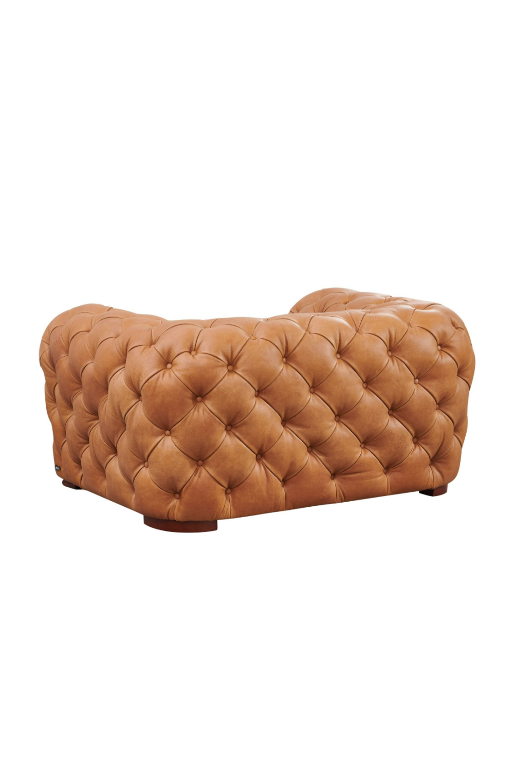 Tufted Italian Leather Lounge Chair | OROA Modern Dexter | Oroa.com