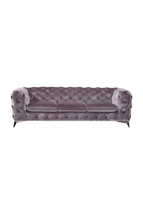 Gray Tufted Sofa | OROA Modern Delilah | Oroa.com