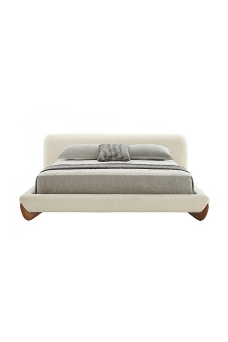 Cream Fabric Bed | OROA Modern Fleury | Oroa.com