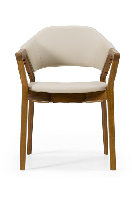 Cream Vegan Leather Dining Chair | OROA Modern Ocasio | Oroa.com
