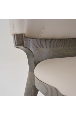 Beige Vegan Leather Counter Chair | OROA Modern Calvary | Oroa.com