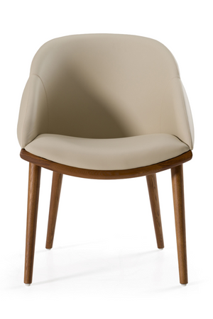Beige Vegan Leather Dining Chair | OROA Modern Michael | Oroa.com
