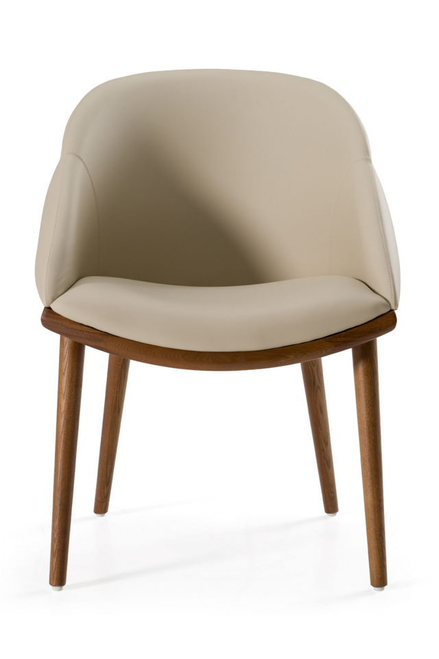 Beige Vegan Leather Dining Chair | OROA Modern Michael | Oroa.com