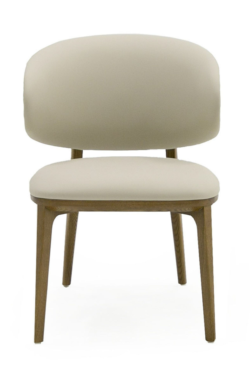 Cream Leatherette Dining Chair | OROA Modern Chance | Oroa.com