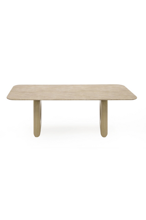 Beige Marble Dining Table | OROA Modern Osaka | Oroa.com