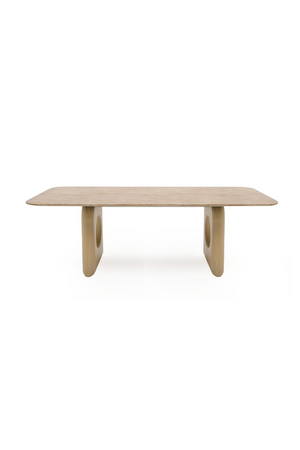Beige Marble Dining Table | OROA Modern Osaka | Oroa.com
