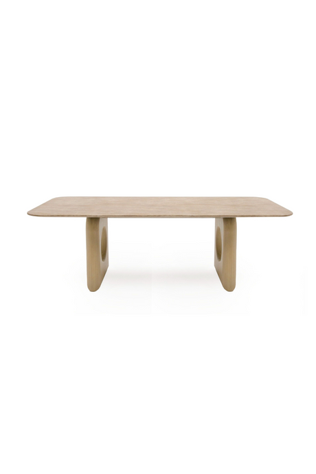 Beige Marble Dining Table | OROA Modern Osaka | Oroa.com