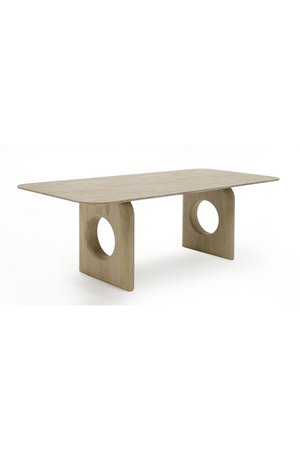 Beige Marble Dining Table | OROA Modern Osaka | Oroa.com