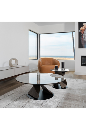 Marbled Ceramic Coffee Table Set (2) | OROA Modern Schiff | Oroa.com