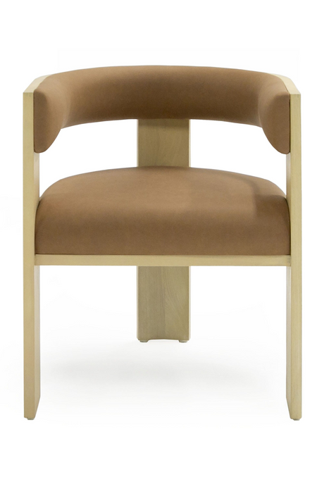 Natural Ash Curved Dining Chair | OROA Modern Osaka | Oroa.com