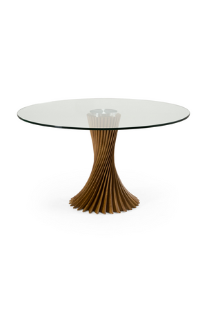 Twisted Wooden Base Dining Table | OROA Modern Ocasio | Oroa.com