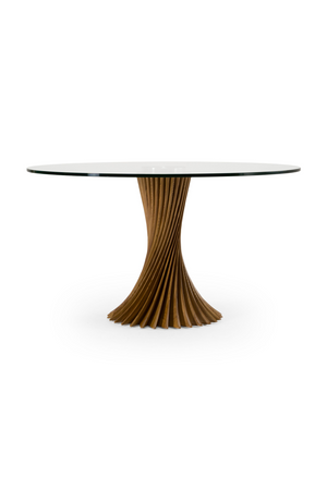 Twisted Wooden Base Dining Table | OROA Modern Ocasio | Oroa.com