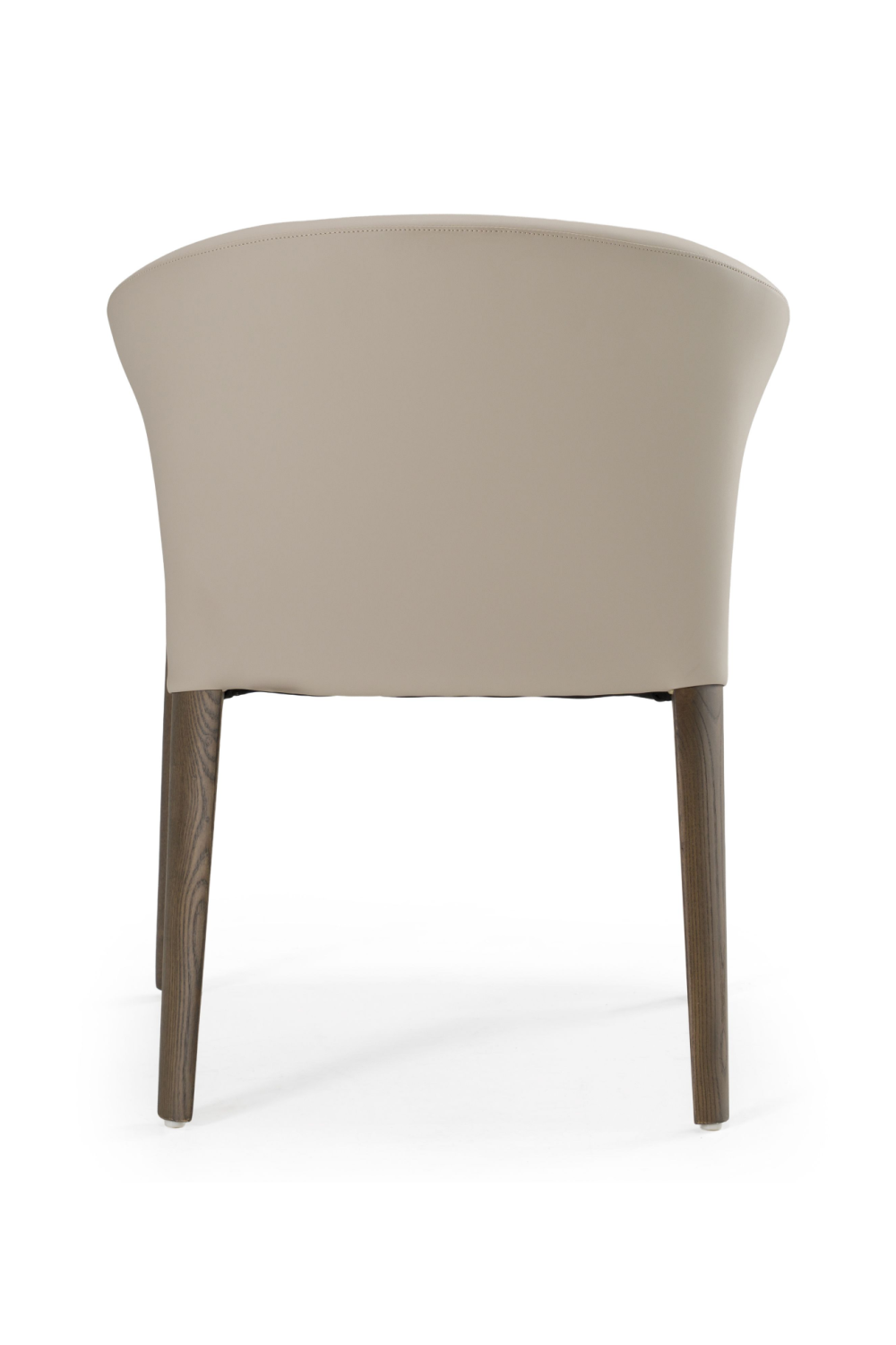 Vegan Leather Curved Dining Chair | OROA Modern Wynetta | Oroa.com