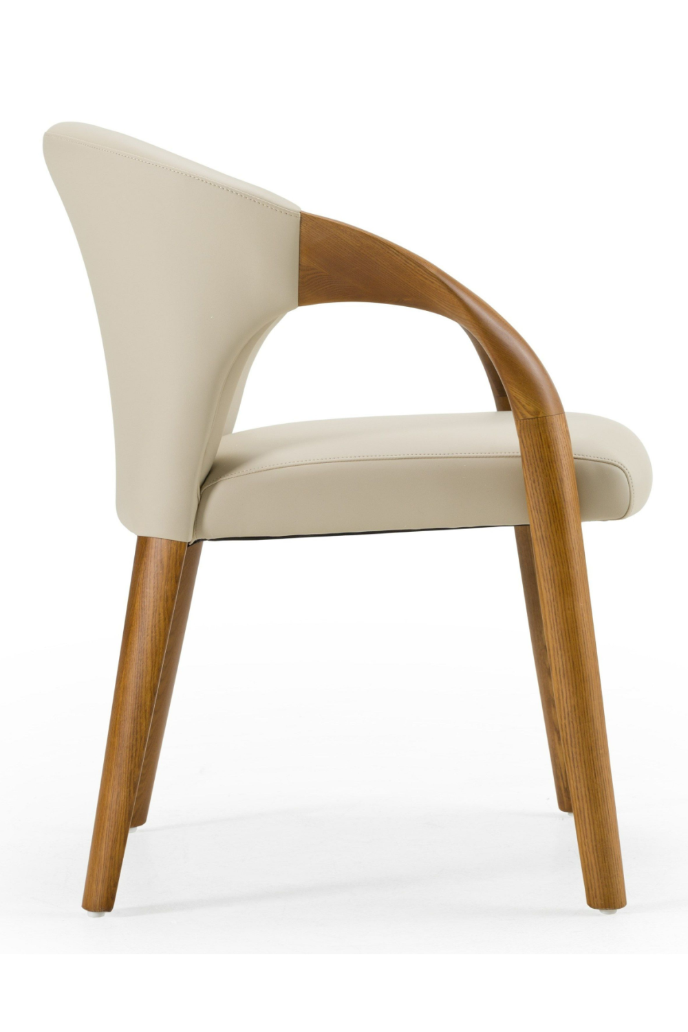 Light Gray Leather Dining Chair | OROA Modern Wynetta | Oroa.com