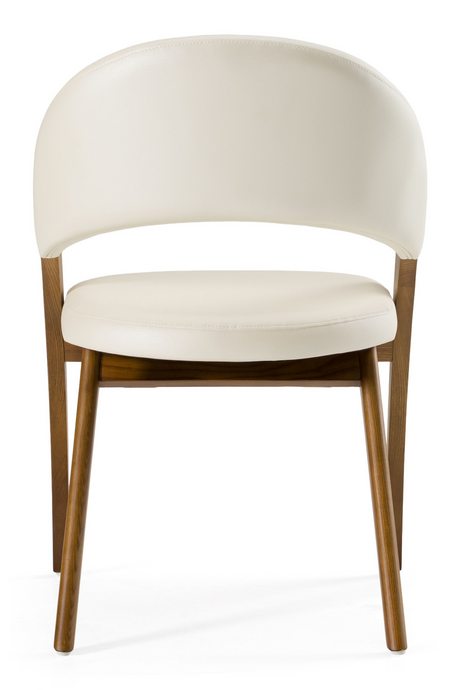 Ash Framed Cream Dining Chair | OROA Modern Lucas | Oroa.com