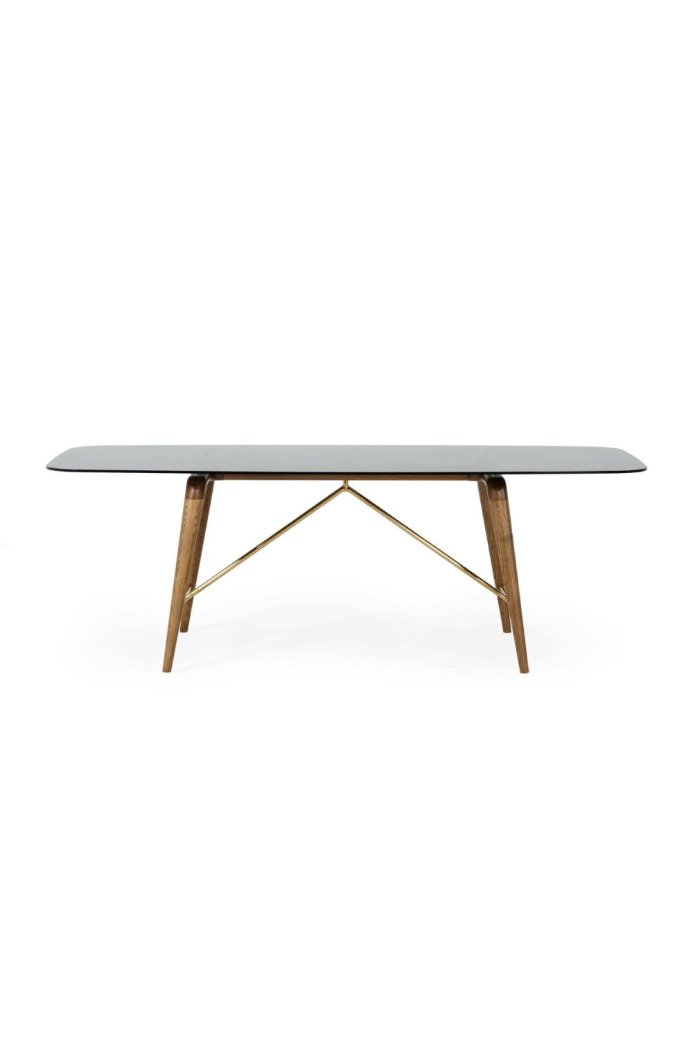 Smoked Glass Dining Table L | OROA Modern Kipling | Oroa.com